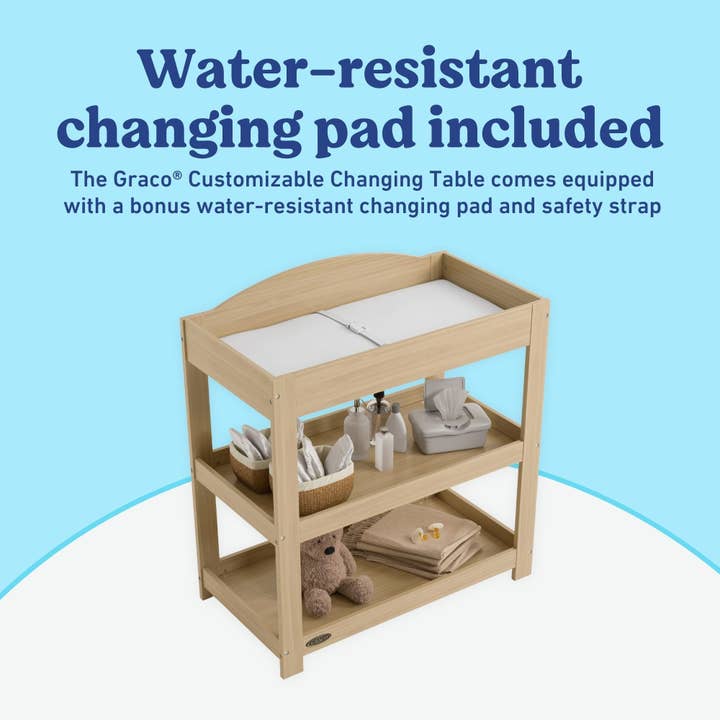 Storkcraft - Wholesale Changing Mat/Pad - Baby - Graco® Customizable Changing Table with Water-Resistant Changing Pad58