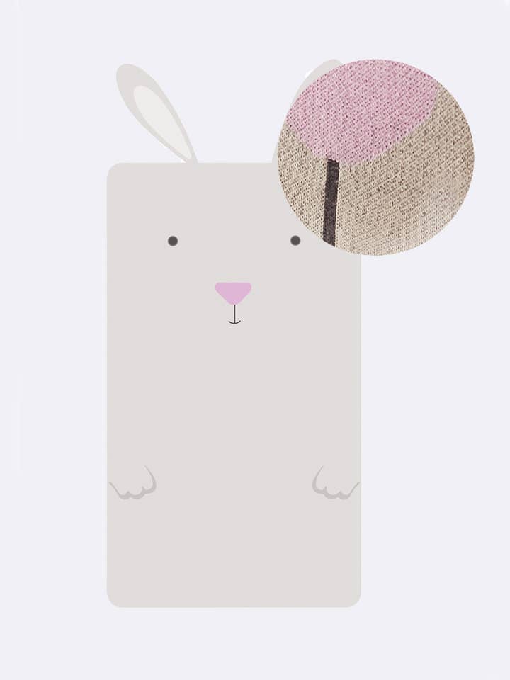 Cobertor de Malha para Bebé - Coelho por atacado de chic.mic