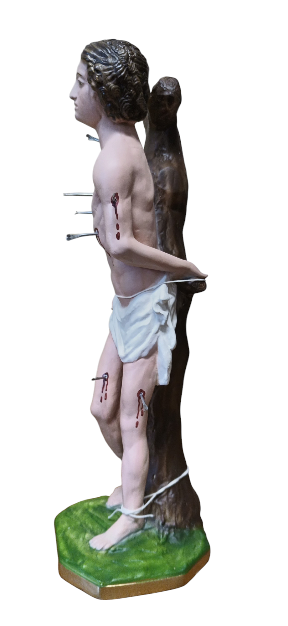 Costa Articoli Religiosi - Venta al por mayor Escultura - Estatua San Sebastián cm. 45 en yeso1