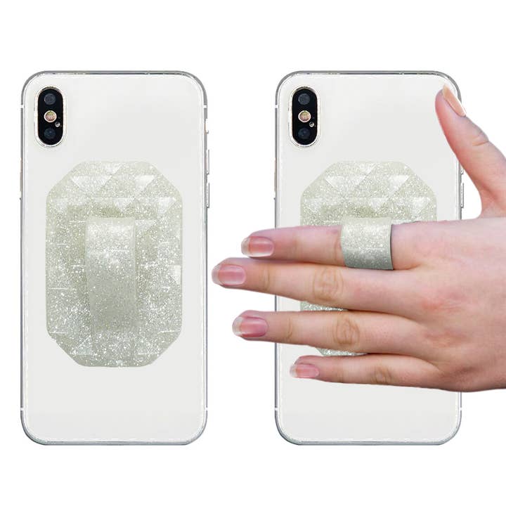 Phone Flipper (Peel & Stick) Phone Fingerloop - Pearl Geo for wholesale by Phone Flipper