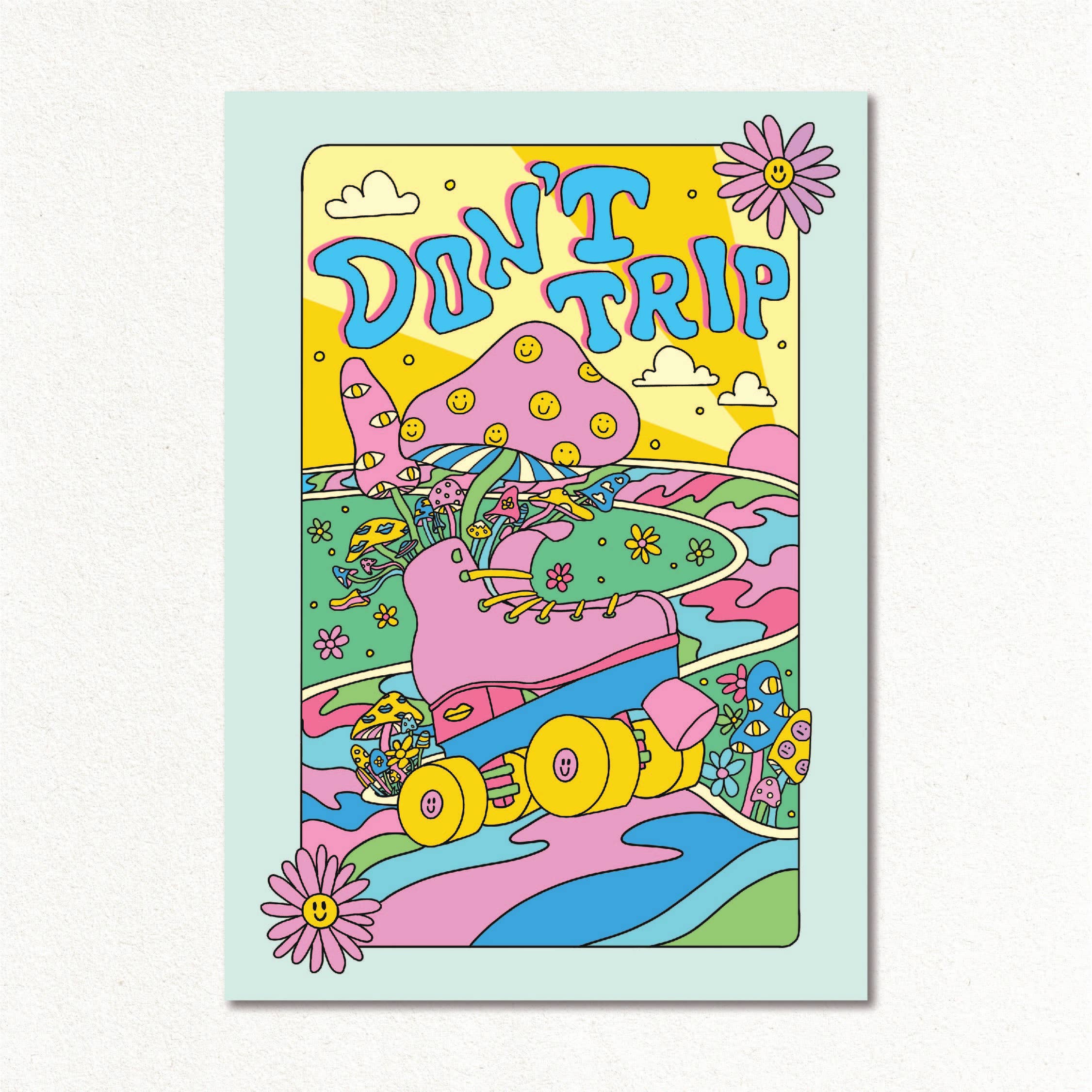 Create & Skate Factory - Vendita all'ingrosso Stampa artistica - Non Inciampare Stampa d'Arte Retrò3