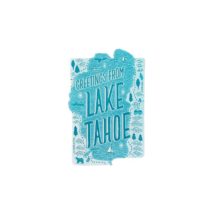 Noteworthy Paper & Press - Wholesale Postcard - Lake Tahoe Postcard
