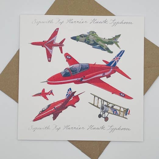 Biglietto d'auguri Richard Partis Classic Air Power per la vendita all'ingrosso da parte di Hooli Mooli