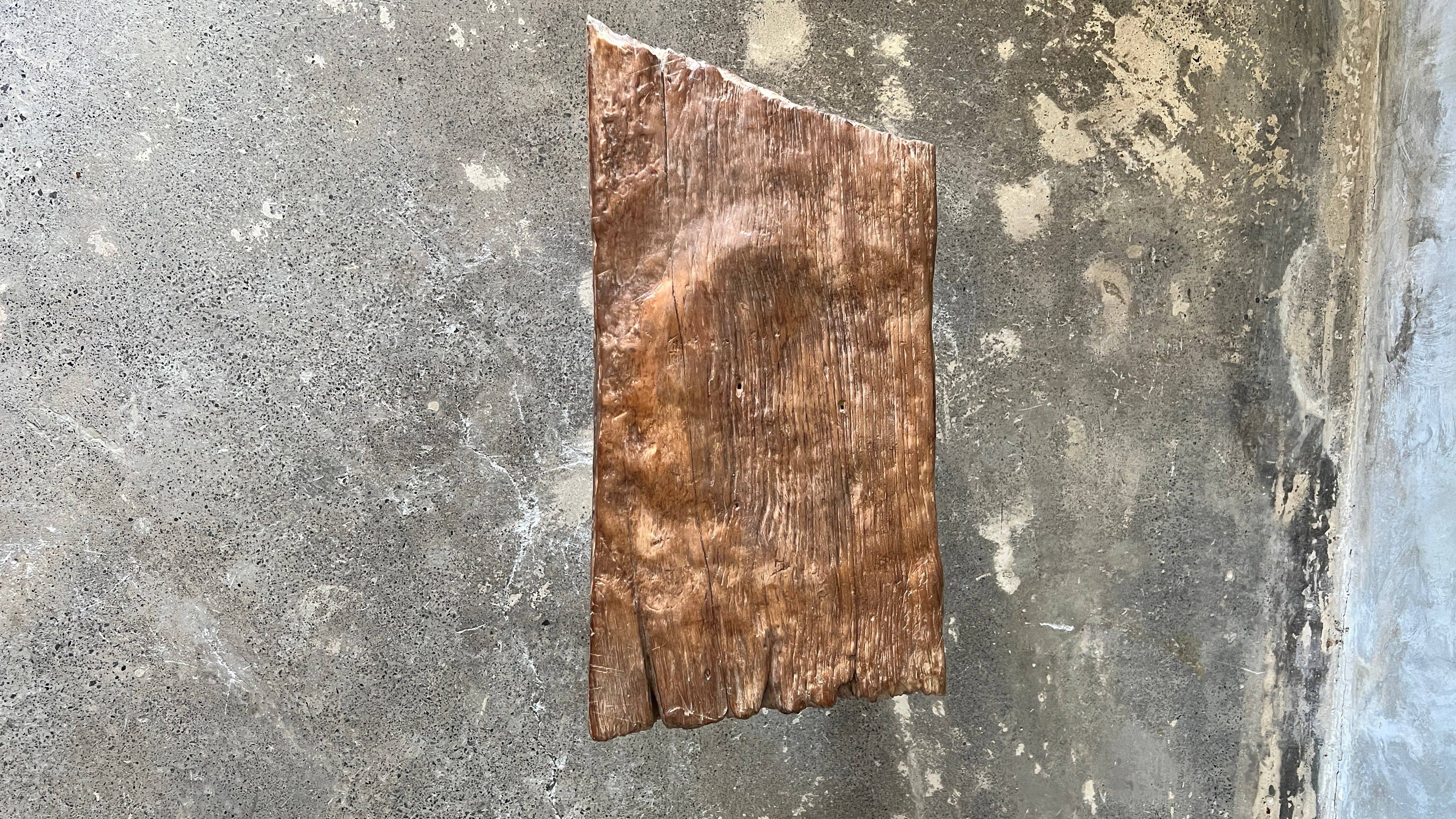 Office Objets - Wholesale Bench - Small organic bench in blonde Asian teak with four legs - Sepuluh23