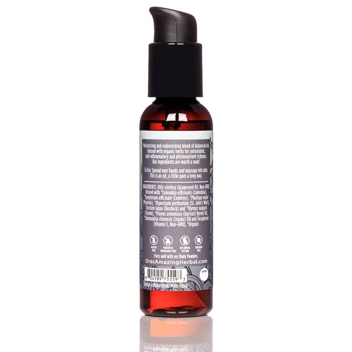 Ora’s Amazing Herbal Natural Skincare - Wholesale Tattoo Ointment/Care - Unscented Tattoo Oil, Natural Aftercare, 2 oz Travel Size