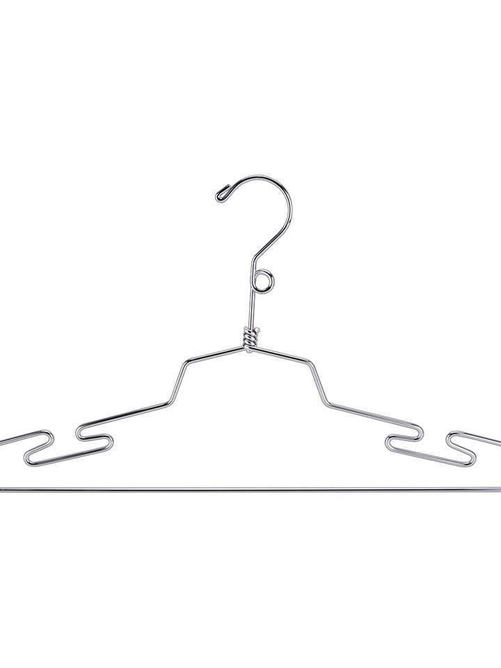 16" Chrome Metal Lingerie Hanger for wholesale by Store Supply Warehouse