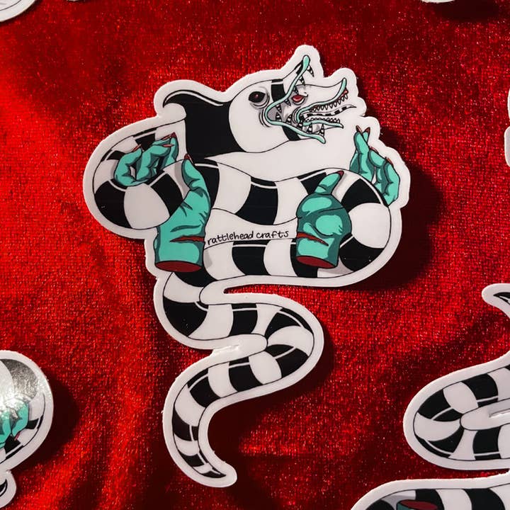 Rattlehead Crafts - Wholesale Sticker - Sandworm Sticker