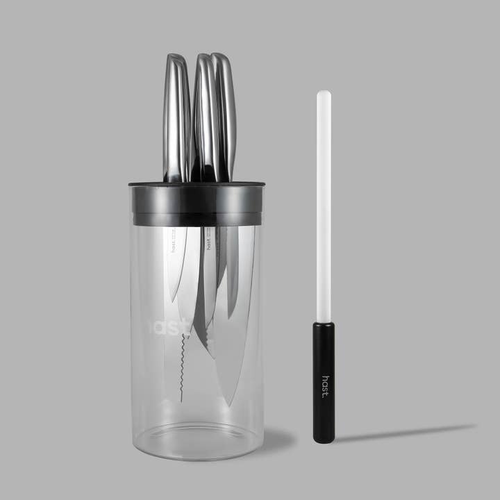 Hast – Großhandel Messersets – Minimalistisches 7P Messerset von Hast