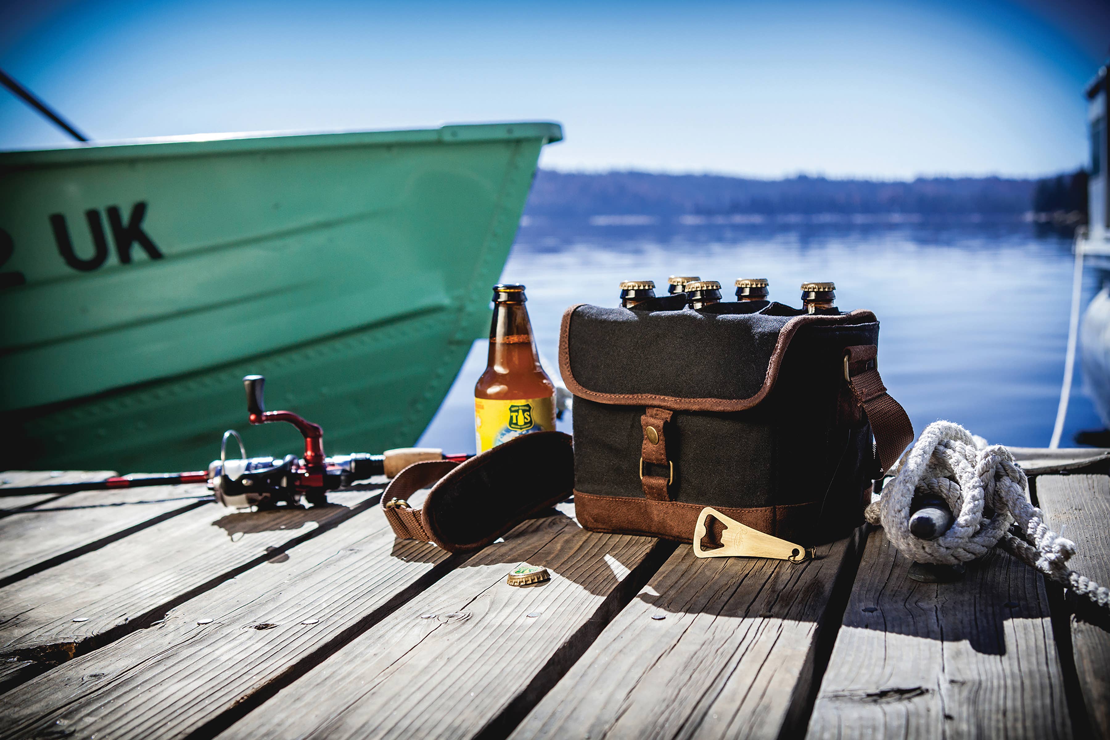Picnic Time Family of Brands - Wholesale Beer/Wine Caddy - Craft Beer Caddy  Cooler Tote with Opener3