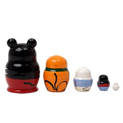 Golden Cockerel - Wholesale Decorative figurine - Mini Mickey Mouse Doll 5pc./1.25"4