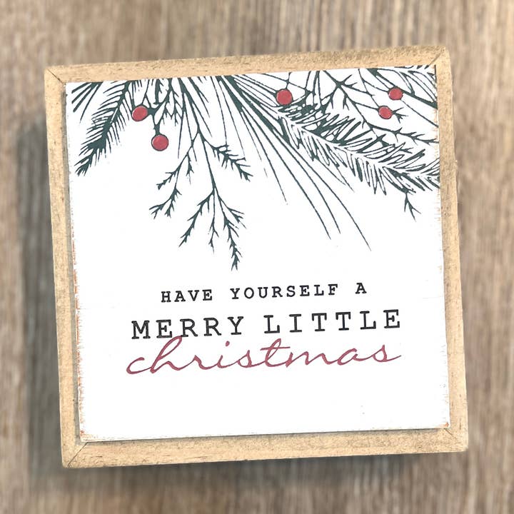 Uniquely You Creative - Wholesale Sign - Have Yourself a Merry Little Christmas0