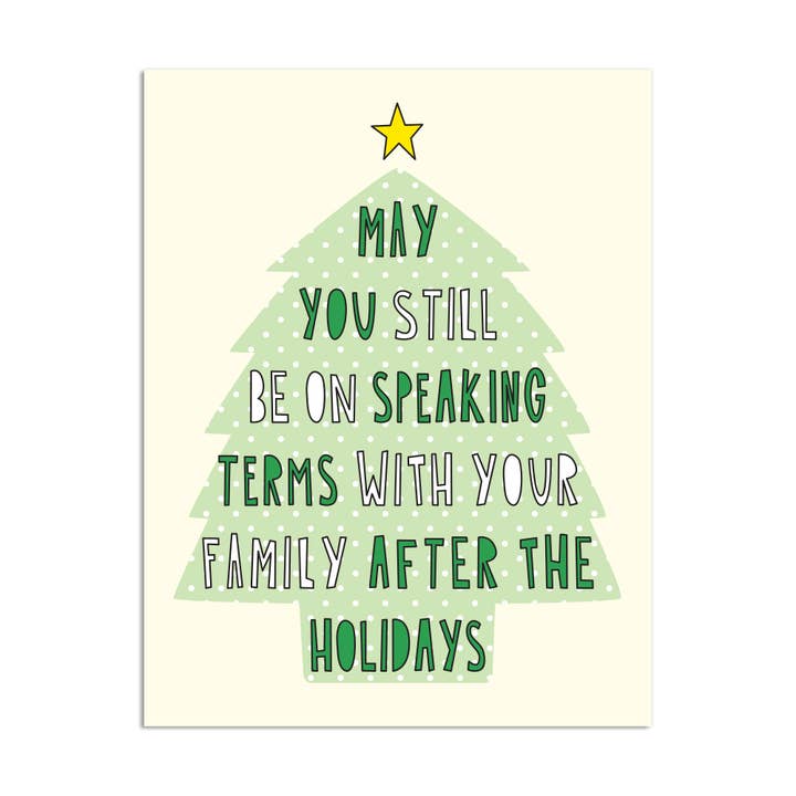 520 - Speaking Terms - A2 card for wholesale by Near Modern Disaster