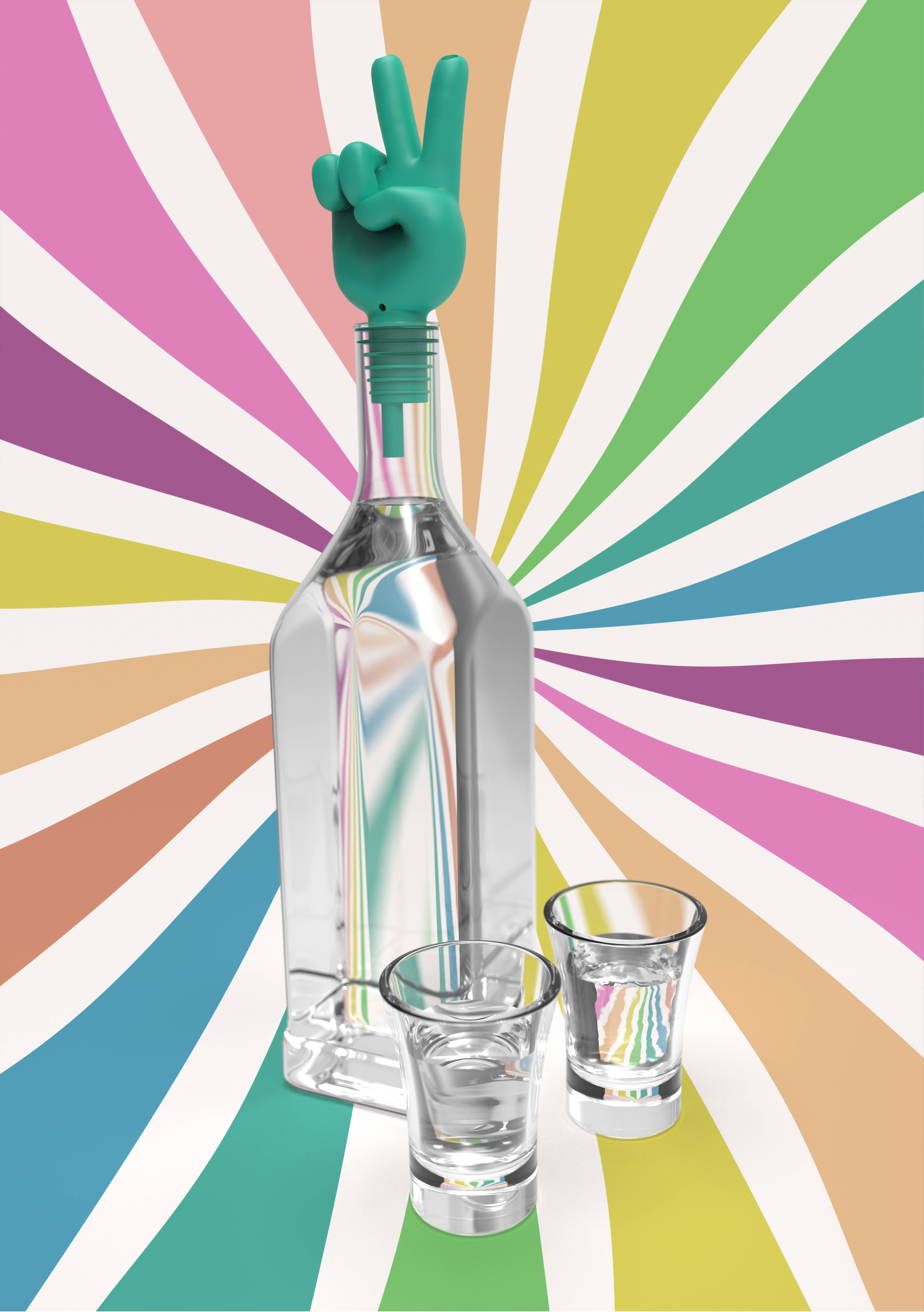 MAGS - Vendita all'ingrosso Dispenser olio/aceto - Versatore Peace0