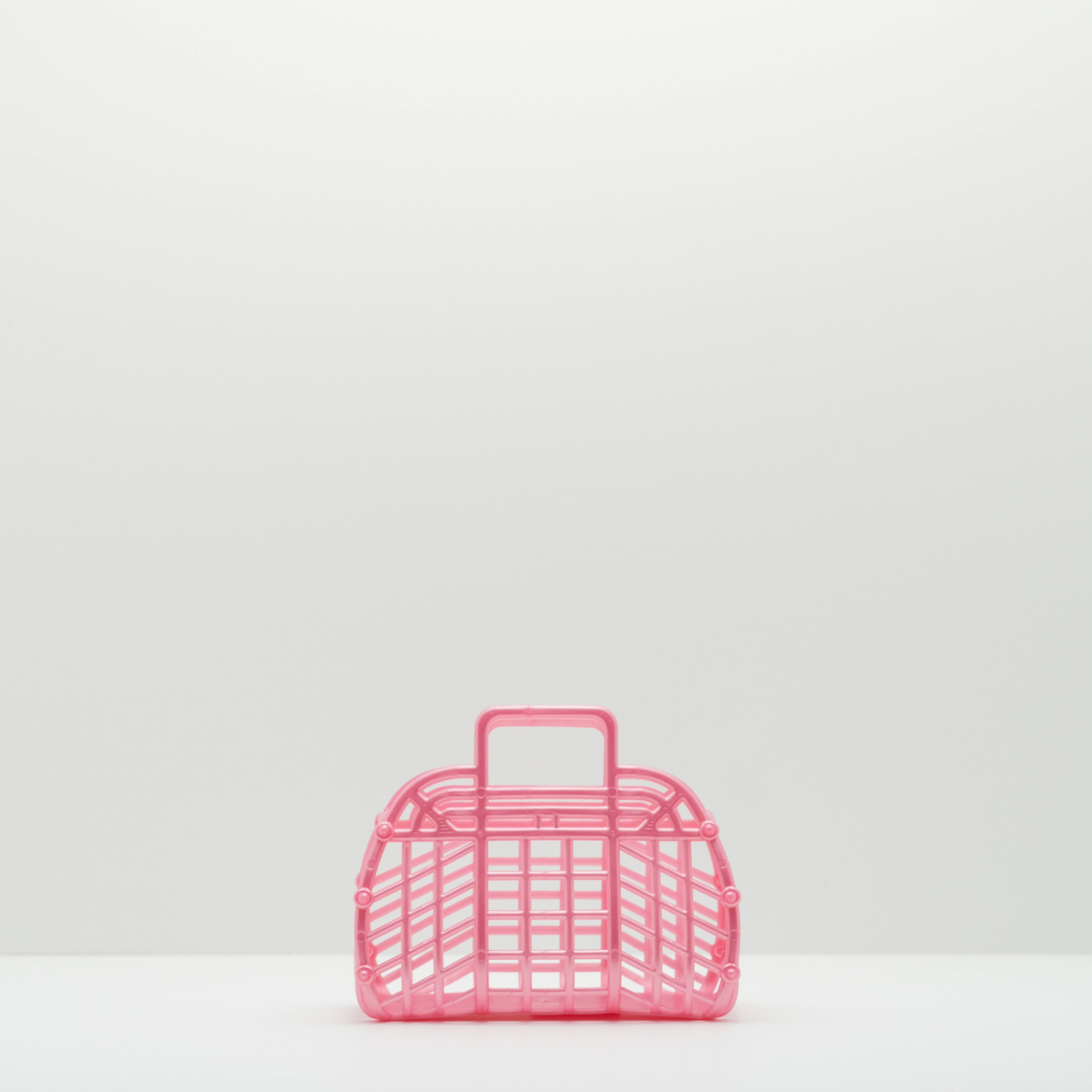 JustforZo boutique, Inc. - Wholesale Favor Bags - Mini Retro Jelly Baskets, Kids Tote & Birthday Party Favor0