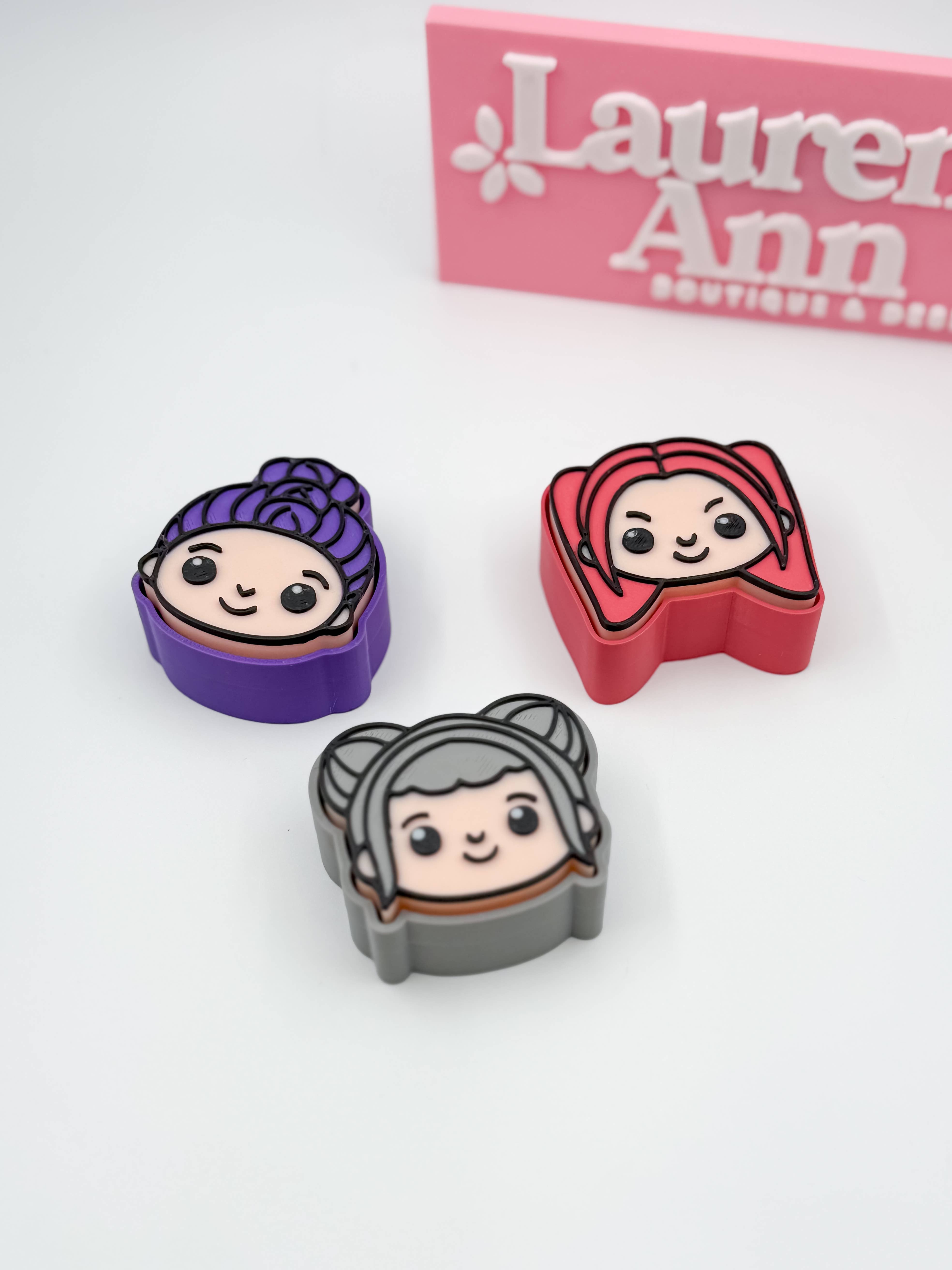 Lauren Ann Boutique & Designs - Wholesale Fidget Toy - Kids - 3D Printed Keyboard Clicker Fidgets – KPop Demon Hunters2