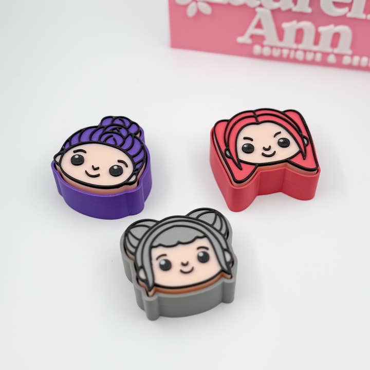 Lauren Ann Boutique & Designs - Wholesale Fidget Toy - Kids - 3D Printed Keyboard Clicker Fidgets – KPop Demon Hunters2