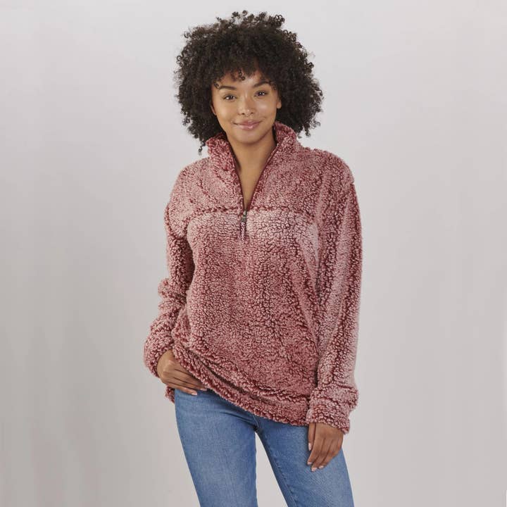 Boxercraft - Wholesale Fleece - Women's - Quarter Zip Sherpa Pullover