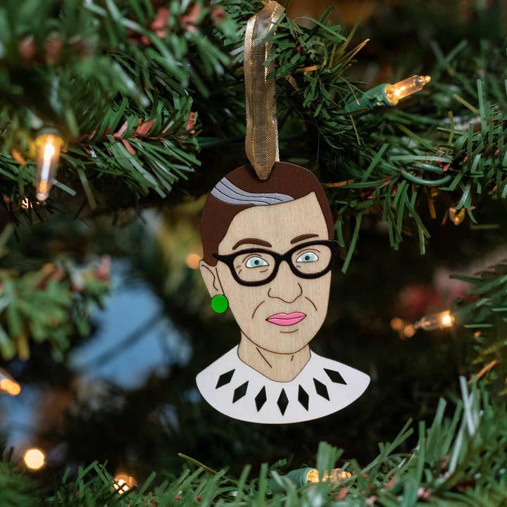 RBG Weihnachtsornament Ruth Bader Ginsburg Oberster Gerichtshof für den Großhandel von Le Chic Miami