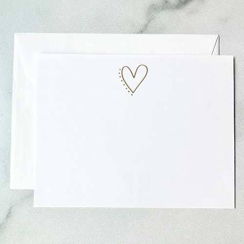 Hjerte Notekort Sæt for engroshandel hos Viola and Beatrice Stationers