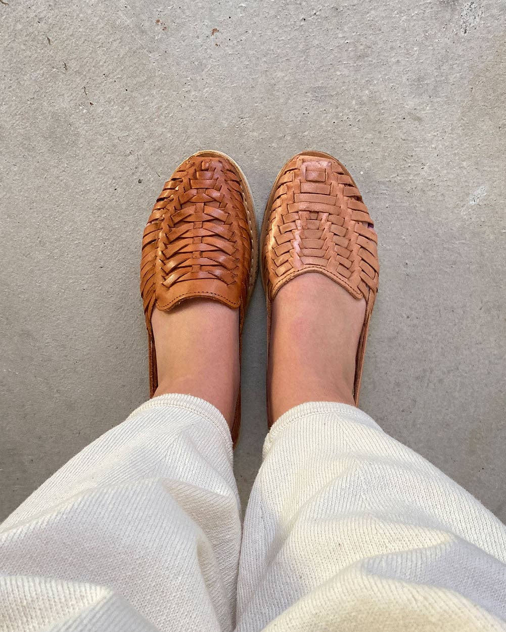 Mexas EU – Großhandel Sandalen – Damen – GÜERITA - Edles braunes Leder von Huarache1