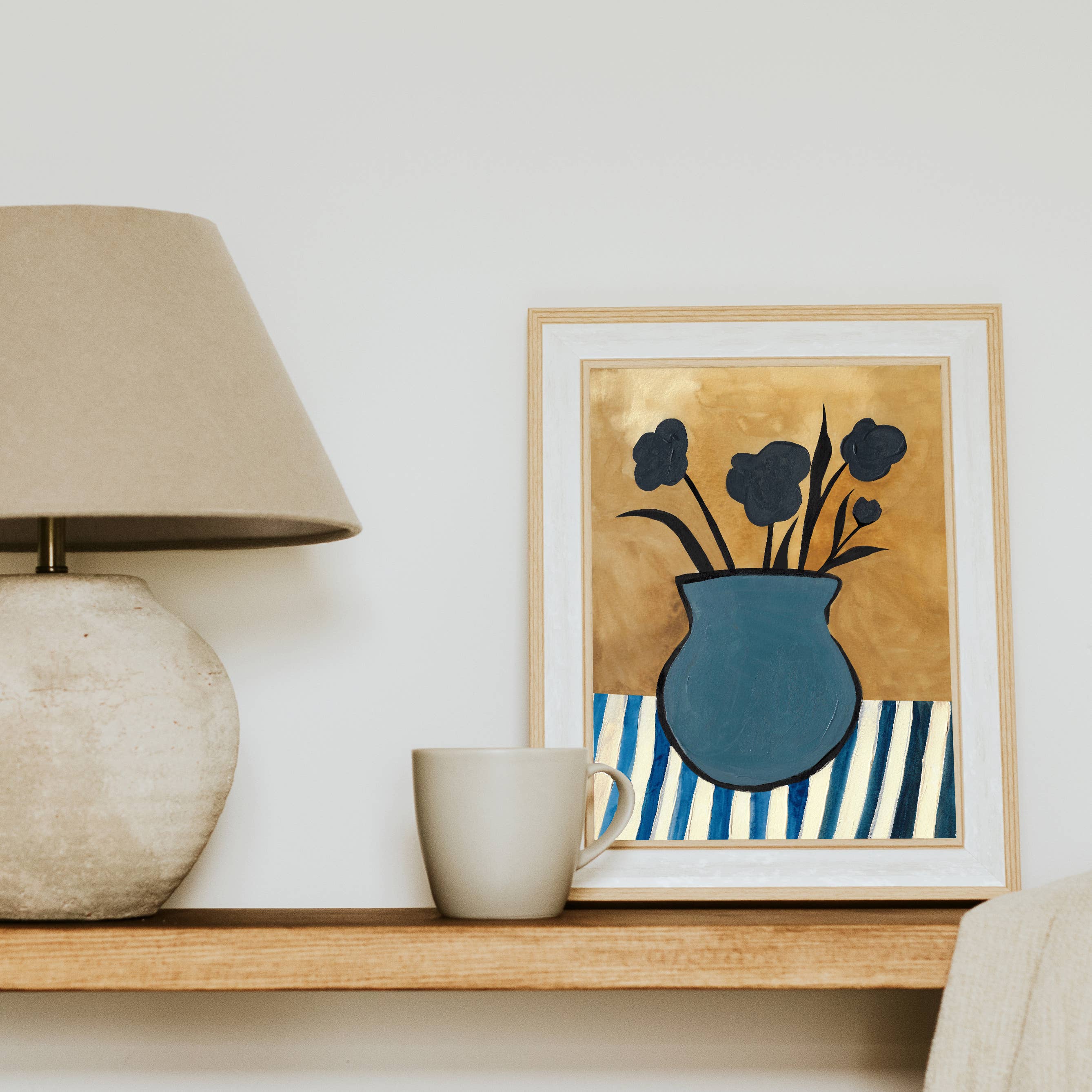 Honora Papers – Engroshandel Gallerivæg – Sæt med fire moderne farverige blomstervase Checkers Art5