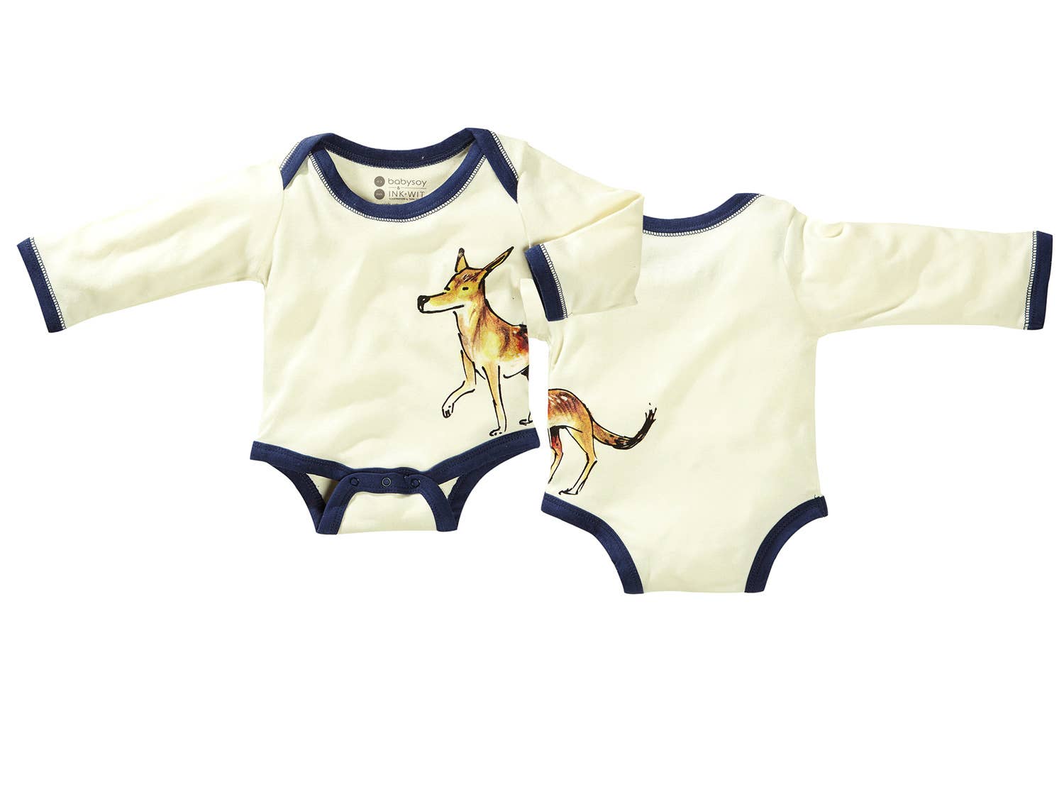babysoy Inc - Wholesale Bodysuit (Non-Footed) - Baby - Babysoy Jane Goodall Animal Bodysuit6