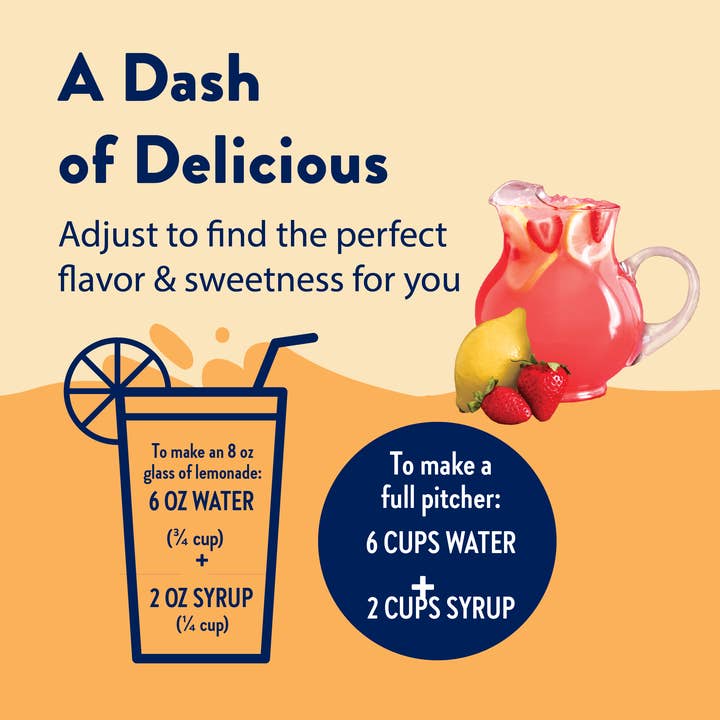 Jordan's Skinny Mixes - Wholesale Cocktail Mix/Syrup - Strawberry Pink Lemonade Syrup Concentrate3