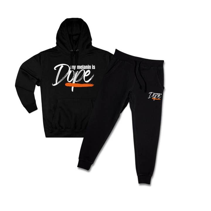 My Melanin Fits - Wholesale Athletic Sweatpants/Joggers - Women's - My Melanin is Dope Sweatsuit1