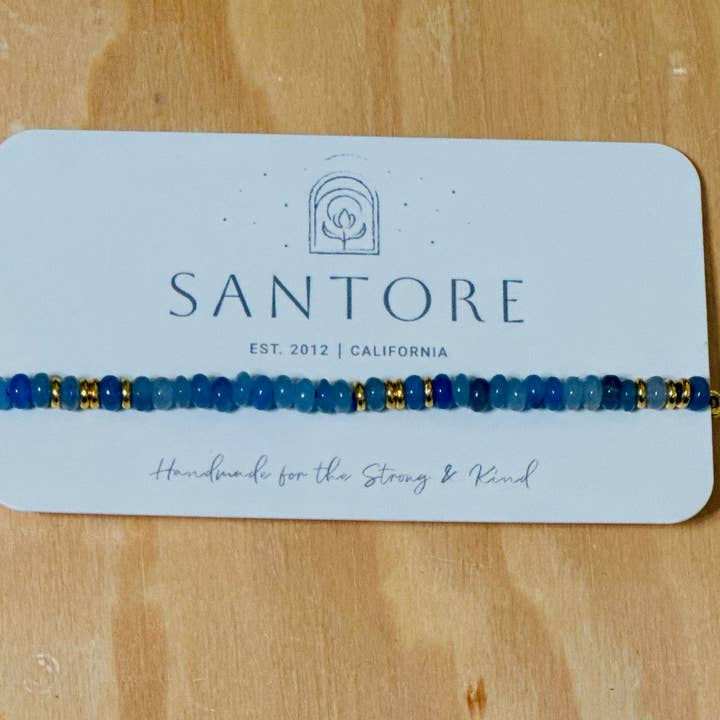 Santore Jewelry Company - Wholesale Beaded Bracelet - Linea Beaded Stretch Bracelet - Ships Carded23