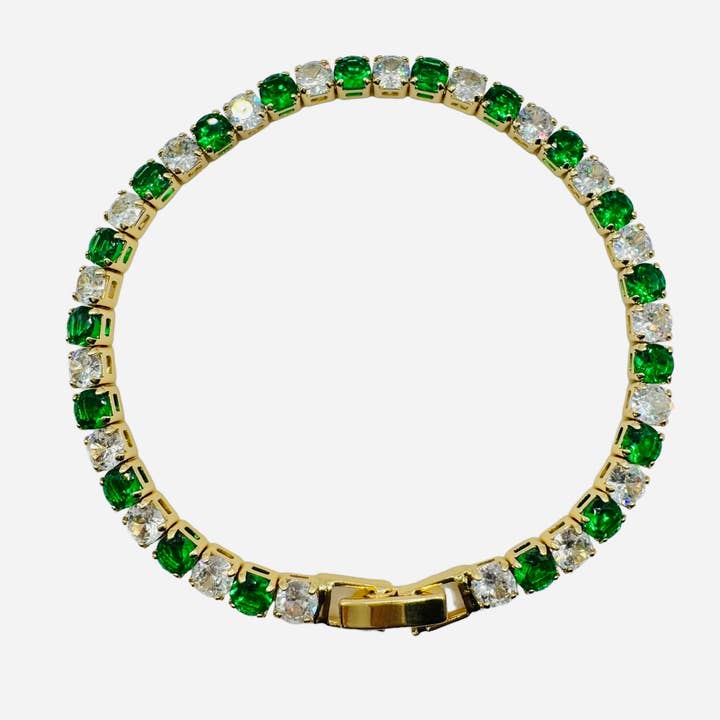 Clover Dotted Tennis Bracelet for wholesale by Love Dria