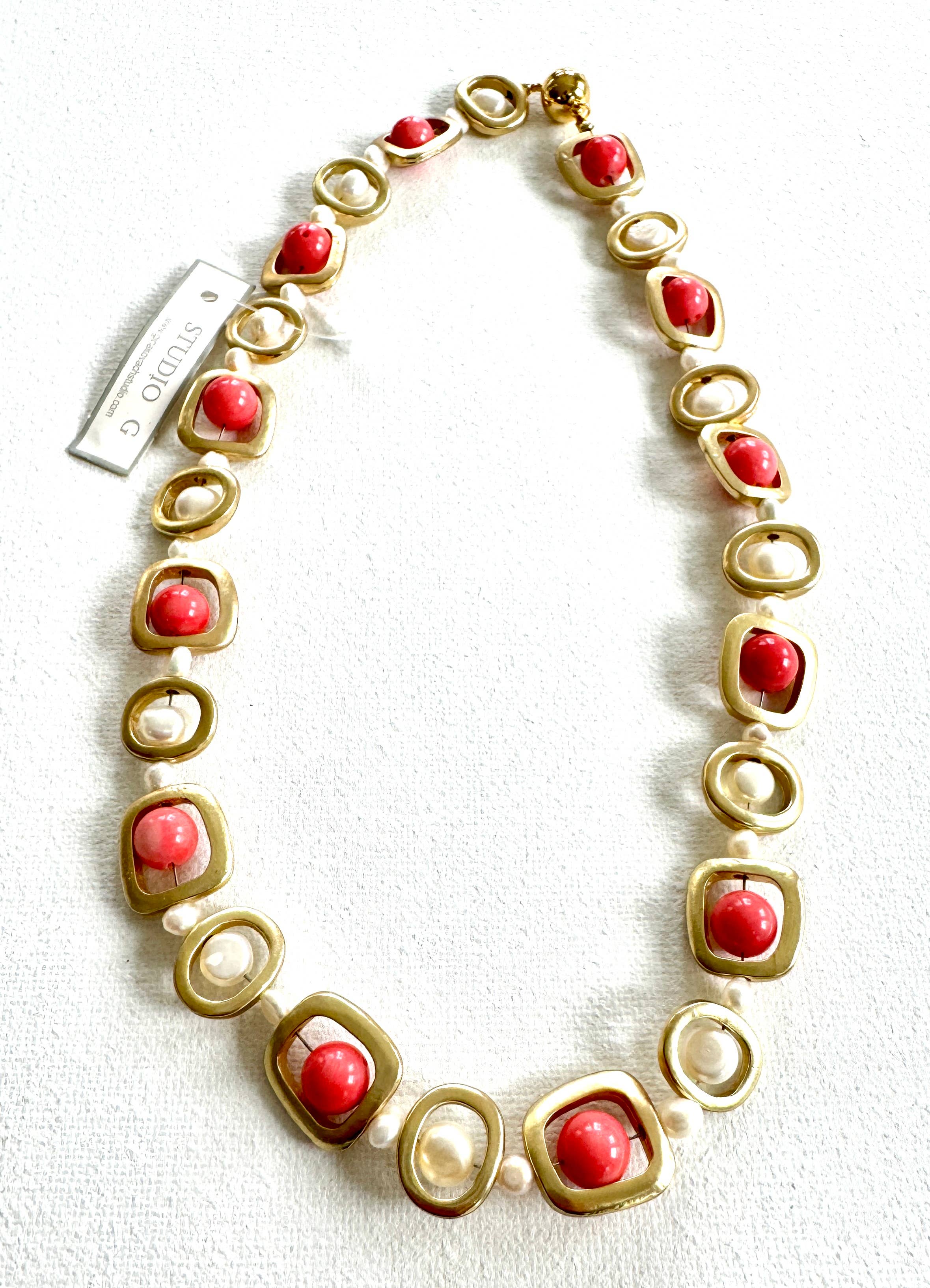 Studio G - Wholesale Beaded/Pearl Necklace - #57 Modern Necklace10