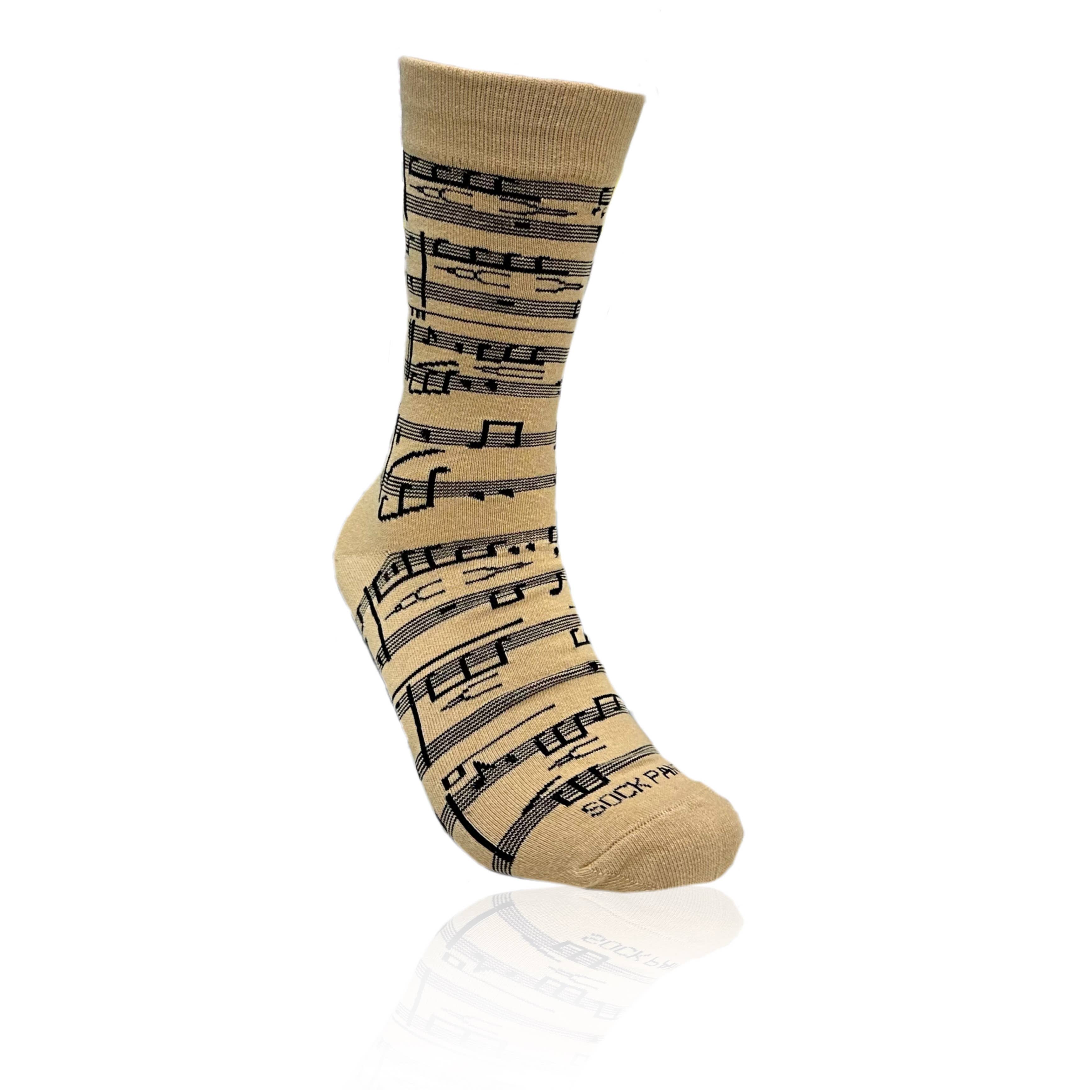 Sock Panda - Wholesale Socks - Unisex - Music Note Pattern Socks from the Sock Panda (Adult Large)4