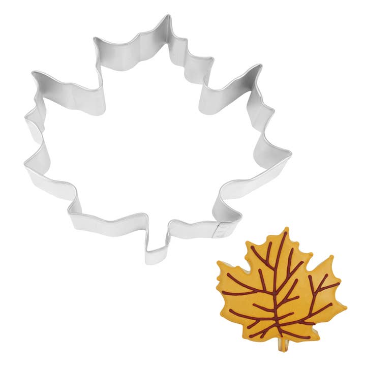 Canada Maple Leaf Cookie Cutter (5") for wholesale by R&M International