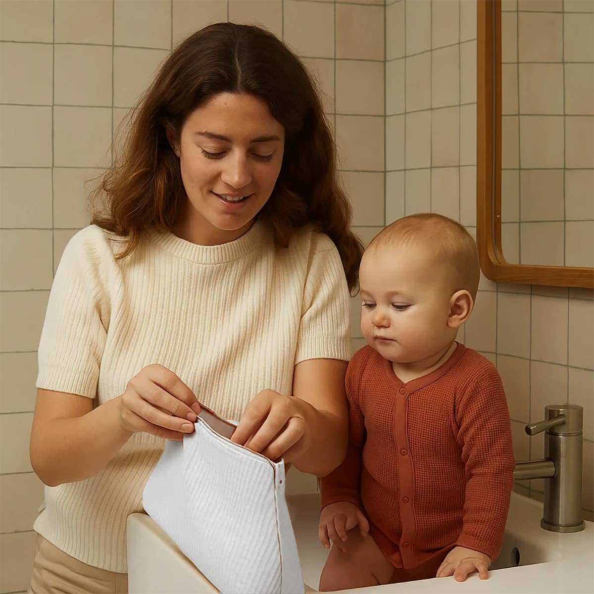 PAPATE - Wholesale Toiletry Bag - Women's - Organic Cotton Toiletry Bag -  White4