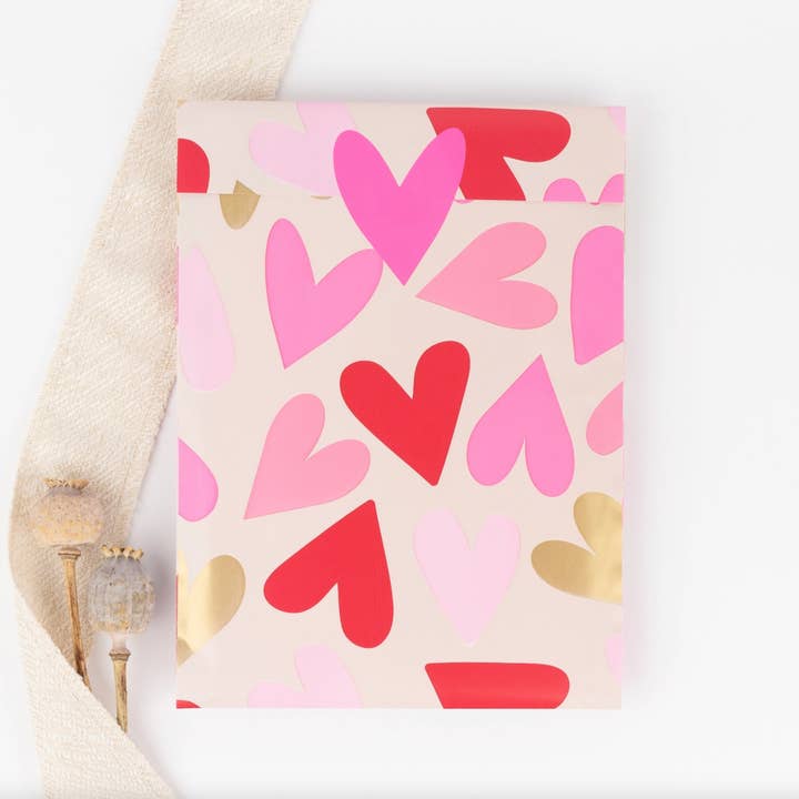 liebevoll verpackt - Wholesale Sticker - Sticker Heart Neon Pink
