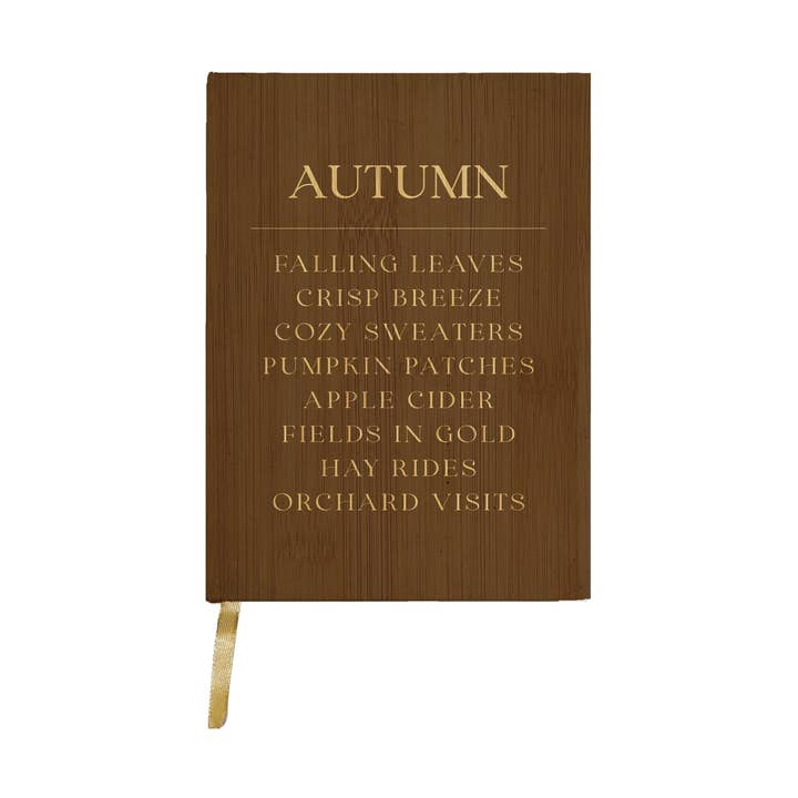 Autumn Comforts Brown Journal for wholesale by Kendrick Home
