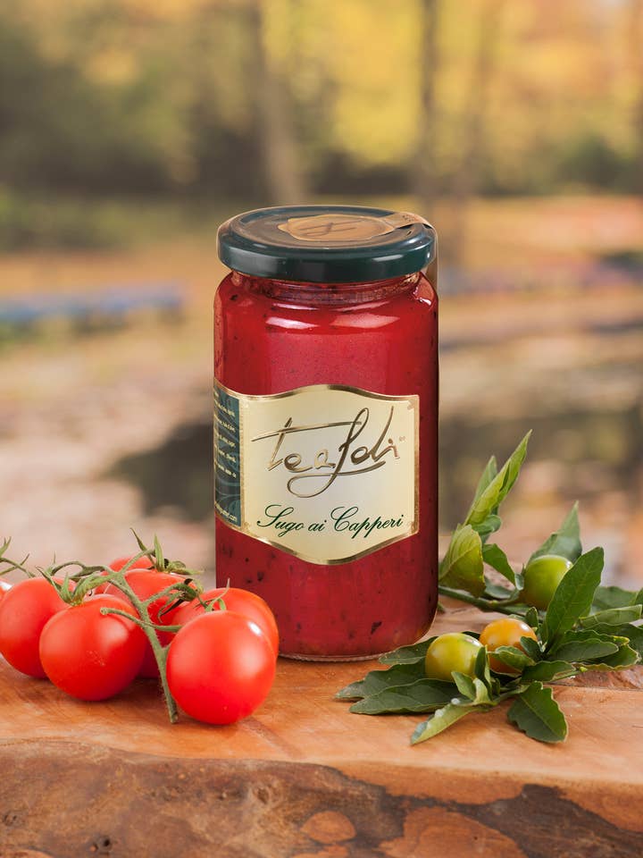 Mediterranean Sauce with Capers 180g for wholesale by ANTICO PASTIFICIO TEALDI SRL (Tealdi)