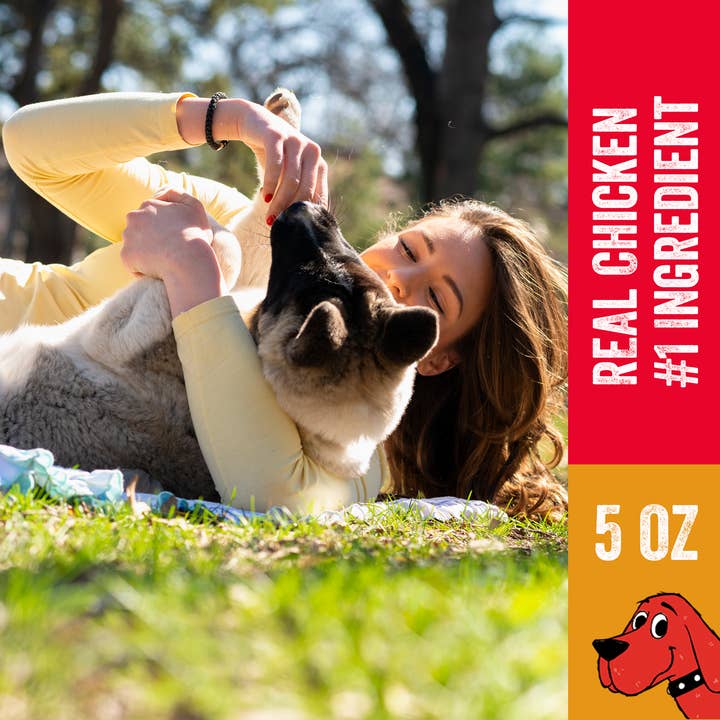 J&C PET SUPPLY LLC – Engroshandel Godbid - Hund – Clifford The Big Red Dog Kyllingetræningsgodbidder 5 oz6