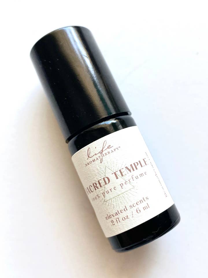 SACRED TEMPLE - PURE POCKET PERFUME 6ml / .2 fl oz for wholesale by LIFE AROMATHERAPY