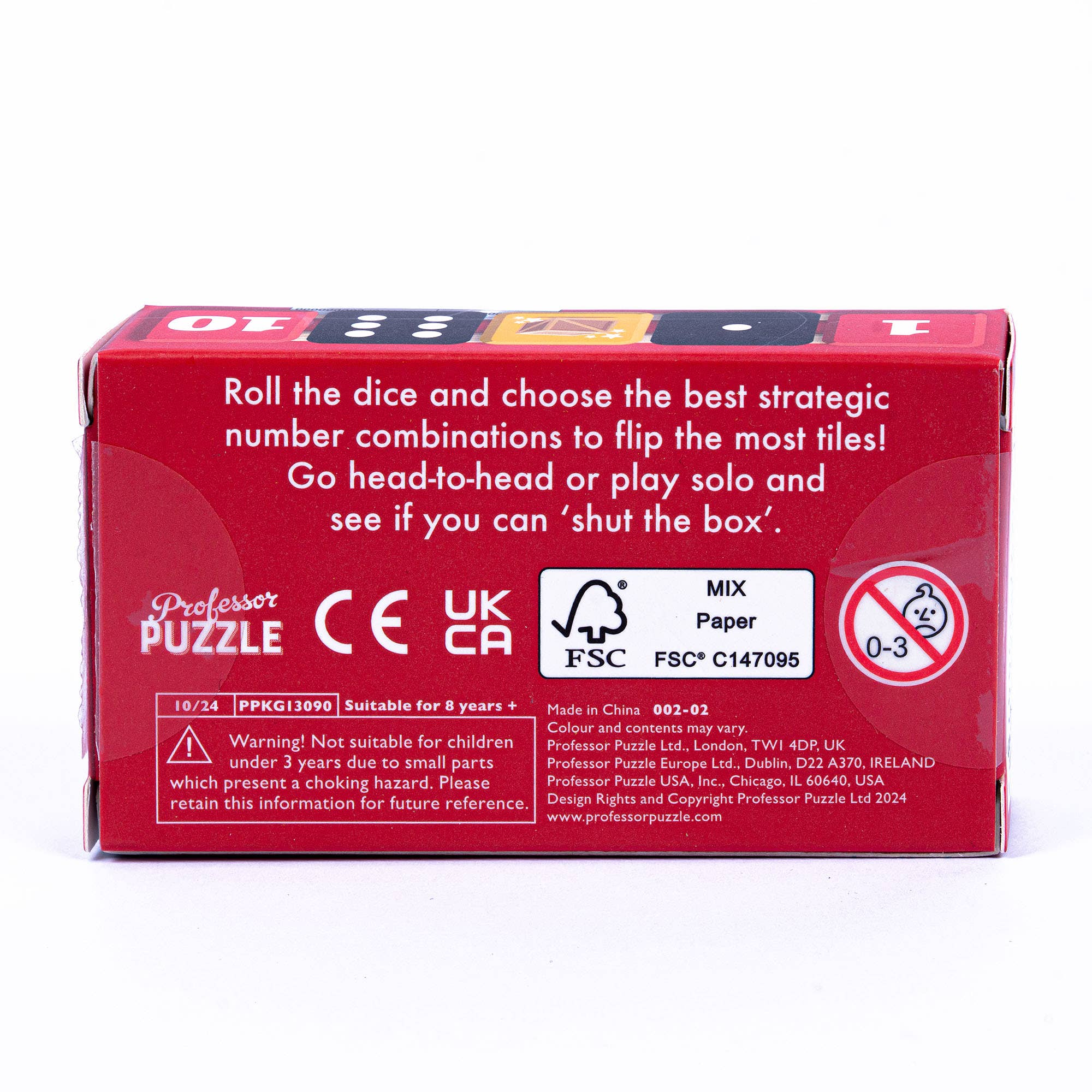 Professor Puzzle USA, Inc. - Wholesale Board Game - Mini Dice Games CDU (D.40)18