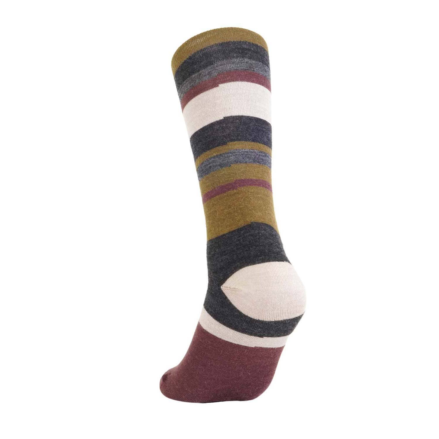 Shupaca Alpaca - Wholesale Socks - Unisex - Alpaca Socks - Linea - Plum3