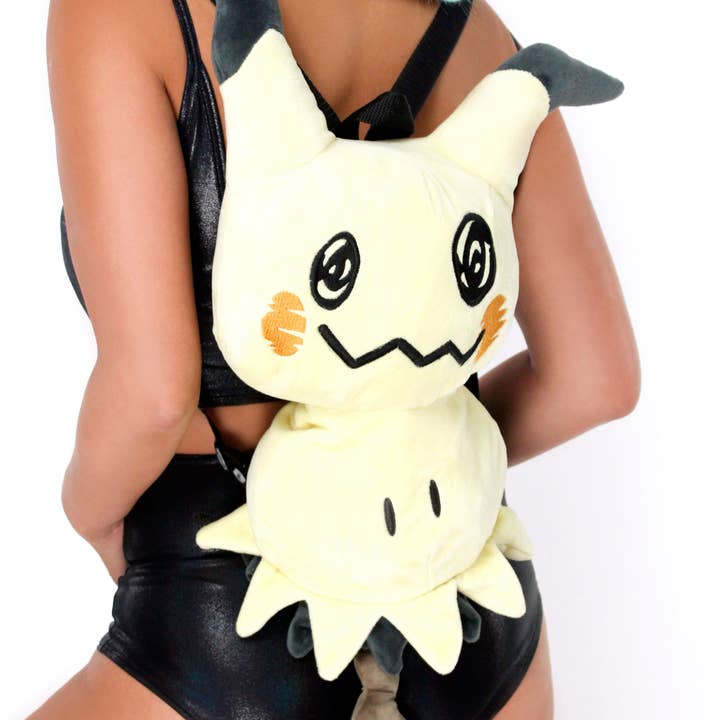 LASR – wholesale Backpack – Women's – Pokemon Mimikyu Plush Backpack