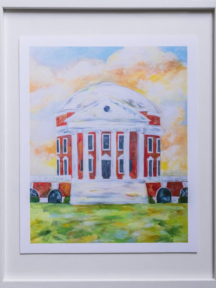 UVA Rotunda Print 8x10" voor wholesale door Brittany Fan