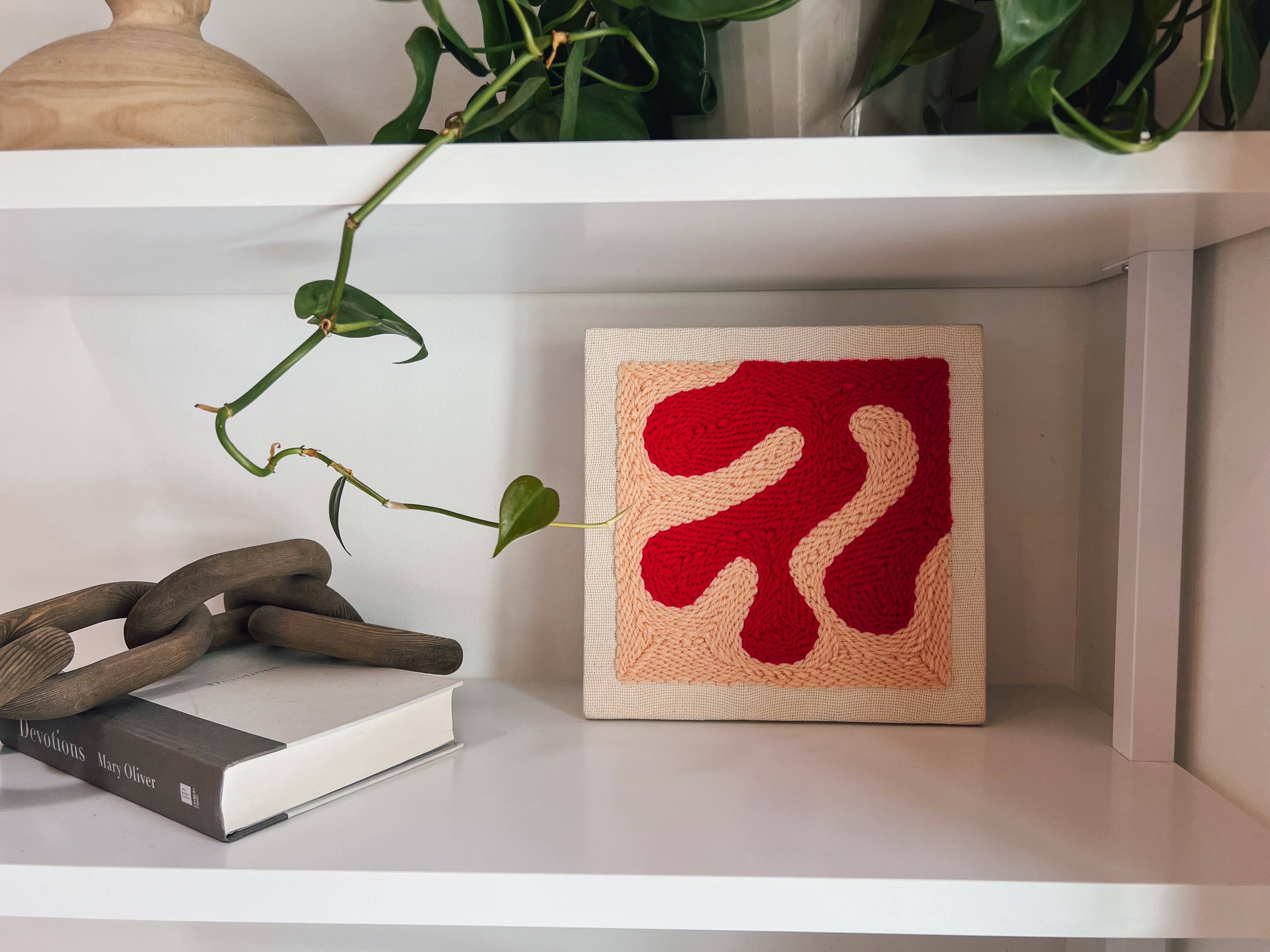 Both Hands Crafts - Wholesale DIY Craft Kit - "Mind Meld" - Beginner Punch Needle Kit - Wall Art2