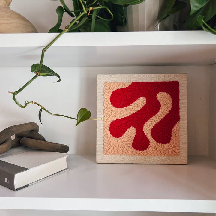 Both Hands Crafts - Wholesale DIY Craft Kit - "Mind Meld" - Beginner Punch Needle Kit - Wall Art2