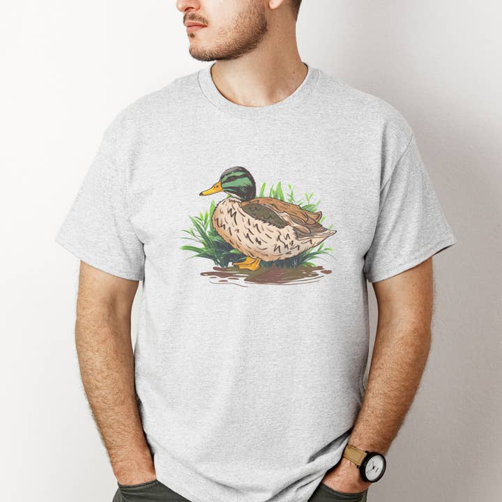 H+P Wholesale - Wholesale Screen Printed T-Shirt - Women's - Duck Graphic Tee1