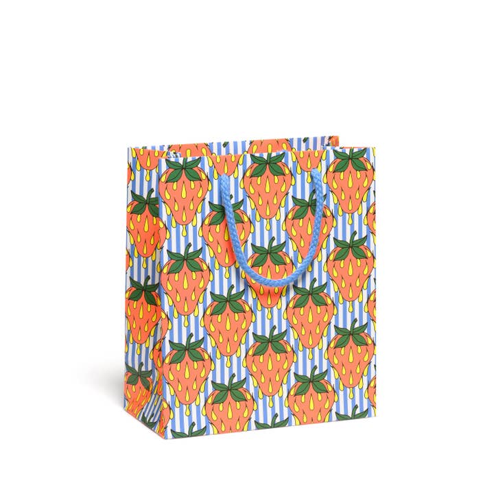 Red Cap Cards - Wholesale Gift Bag - So Many Strawberries medium gift bag