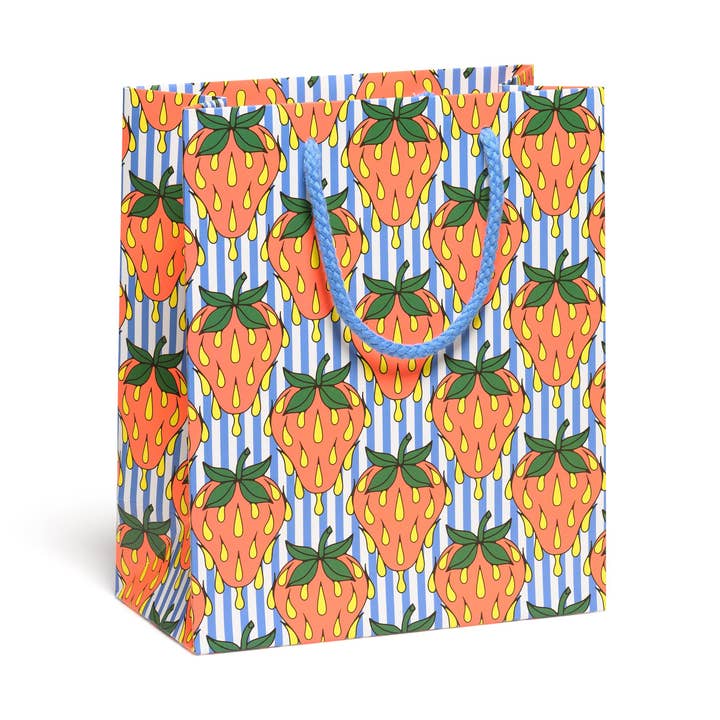 Red Cap Cards - Wholesale Cadeautasje - So Many Strawberries middelgrote cadeautas0