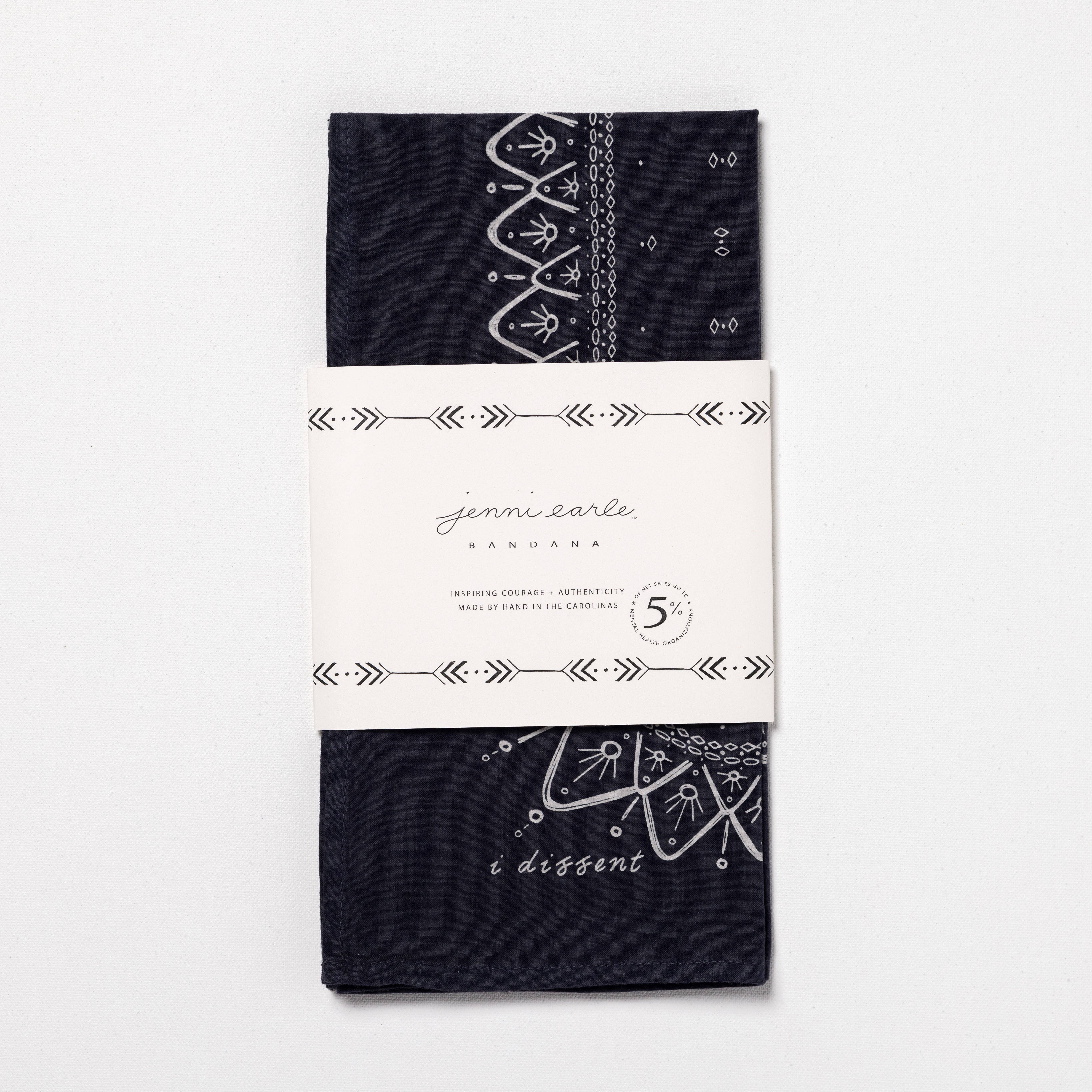 Jenni Earle - Wholesale Bandana - Dames - "I Dissent" Heritage Bandana – Ethisch Gemaakt in de VS2