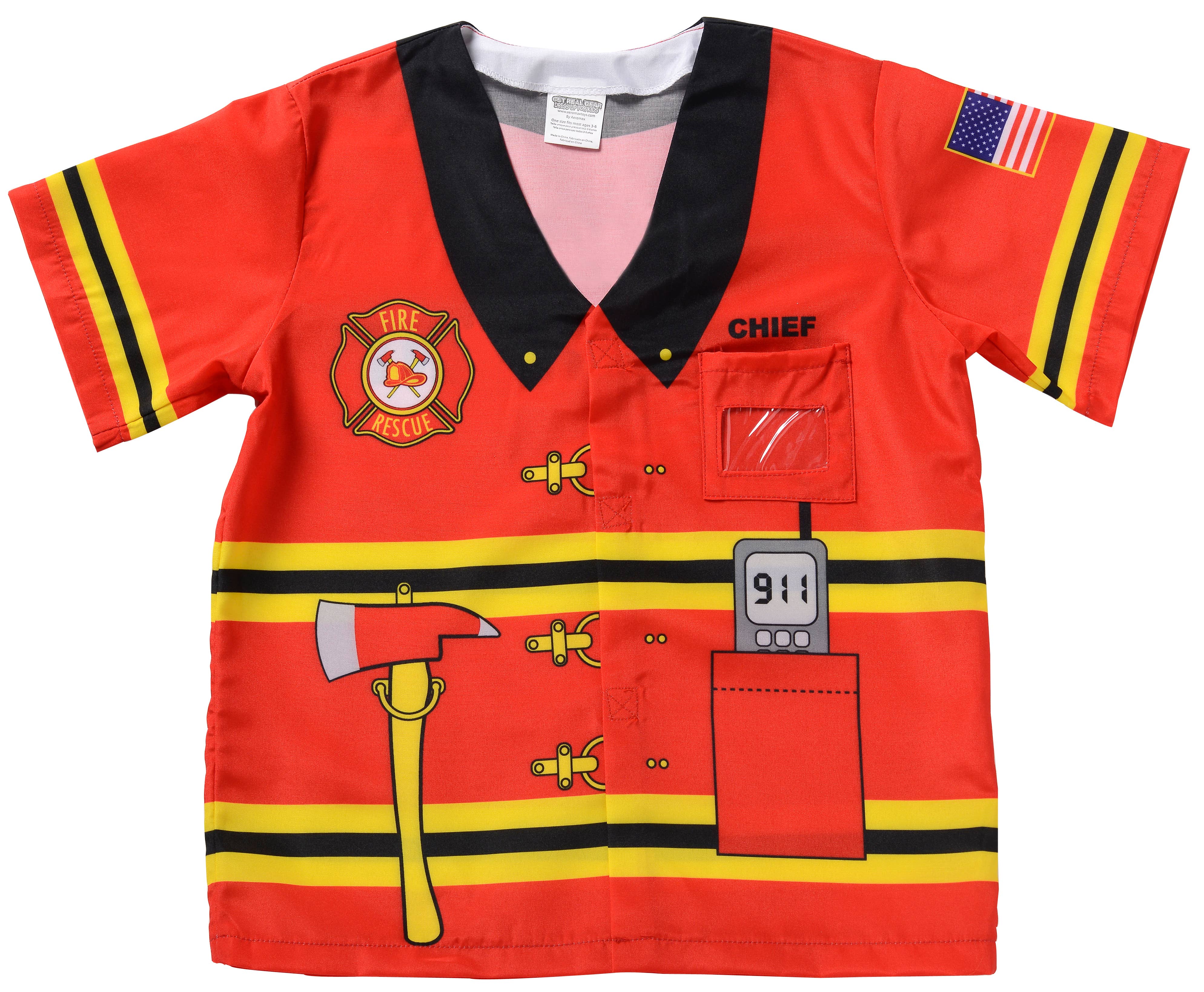 Aeromax Toys - Venta al por mayor Camiseta - Niños - Bombero de My 1st Career Gear4